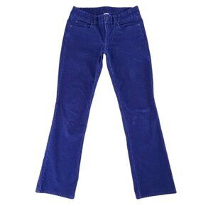 J. Crew Blue Favorite Fit Corduroy Pants Size 27 Short 27S